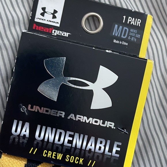 UNDER ARMOUR - Crew Sock - 1 Pair - NWT - Picture 3 of 3